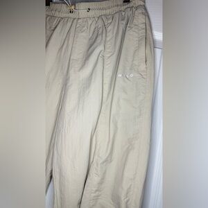 Wilo Women's Tan Joggers, Size Small